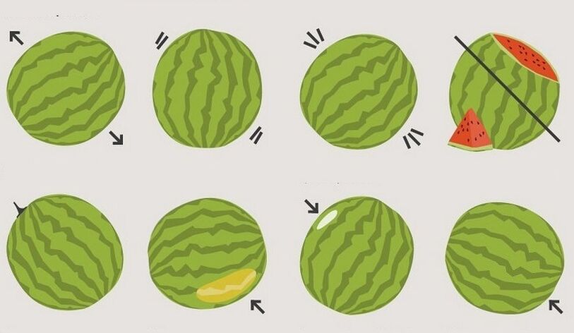 Como elixir unha sandía