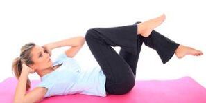 Exercicio para a perda de peso de barriga e lados
